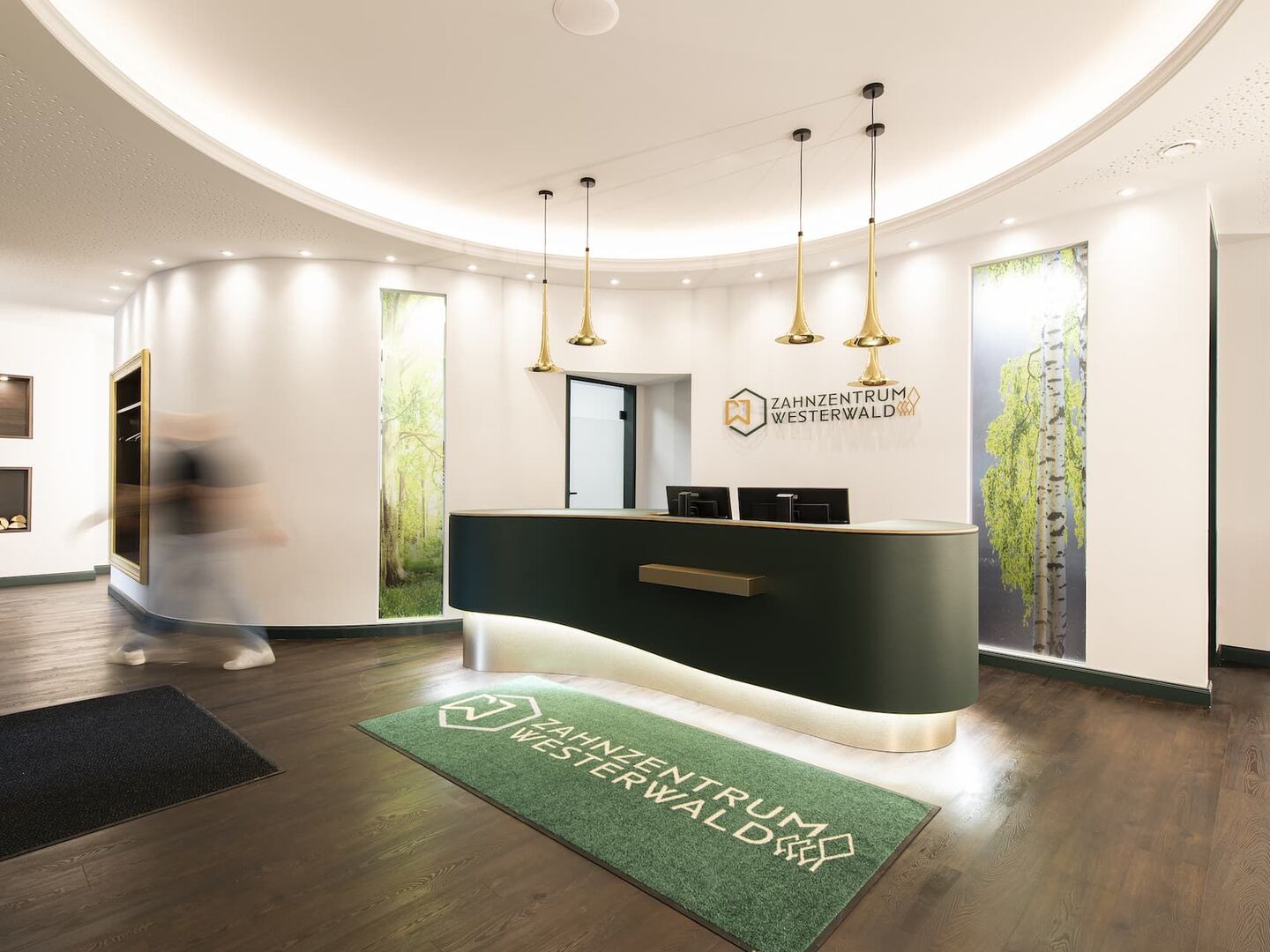 Der Empfangsbereich vom Zahnzentrum Westerwald